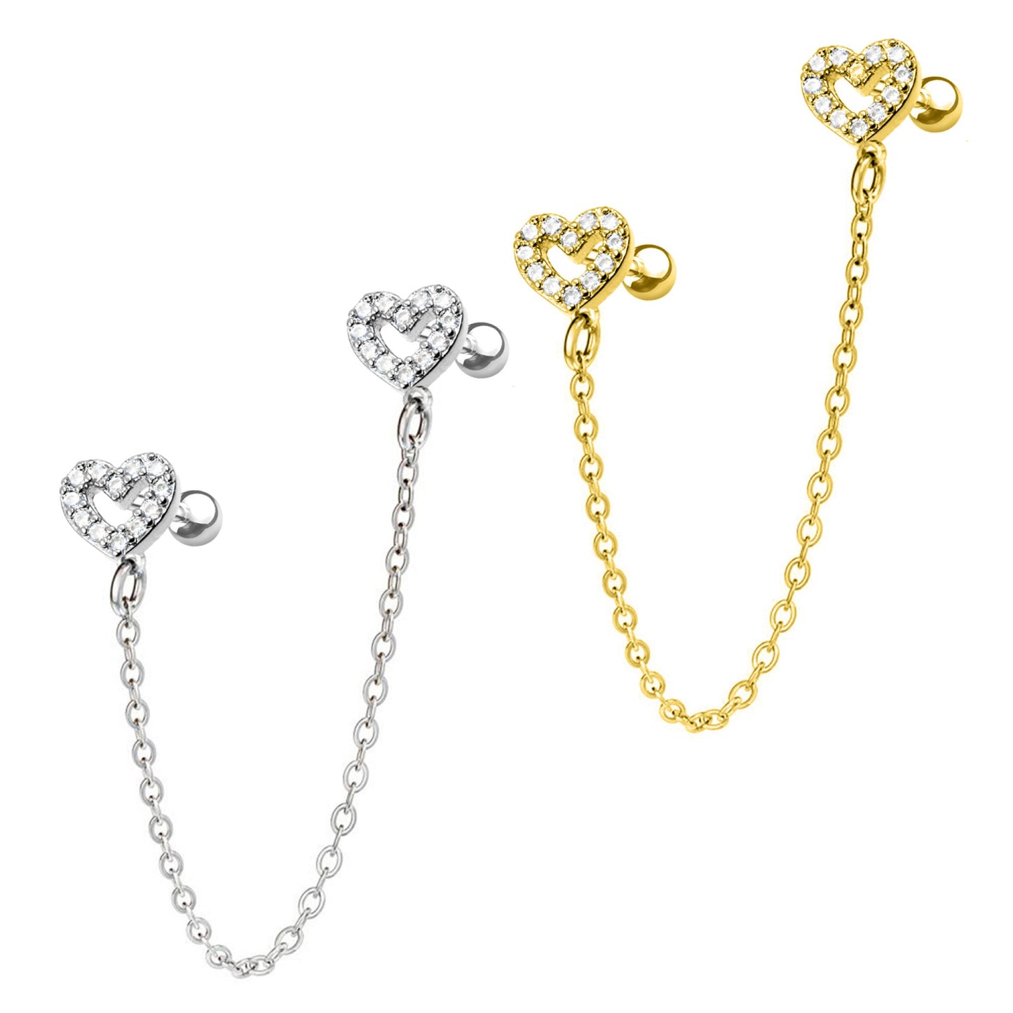 Piercing cuoricini