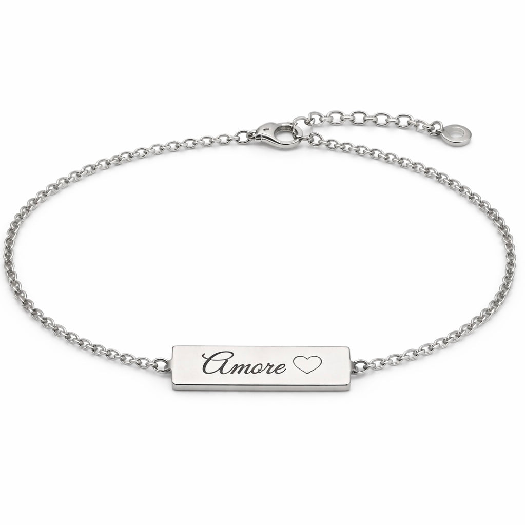 Bracciale piastrina personalizzato