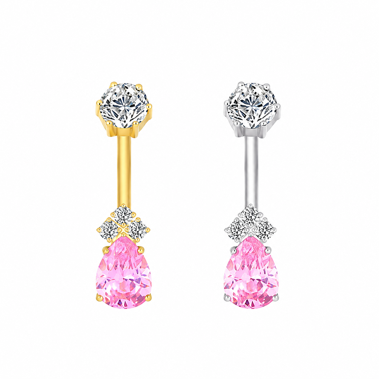 Piercing ombelico pinkie wow