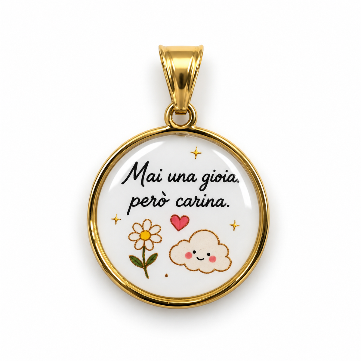Ciondolo “mai una gioia”