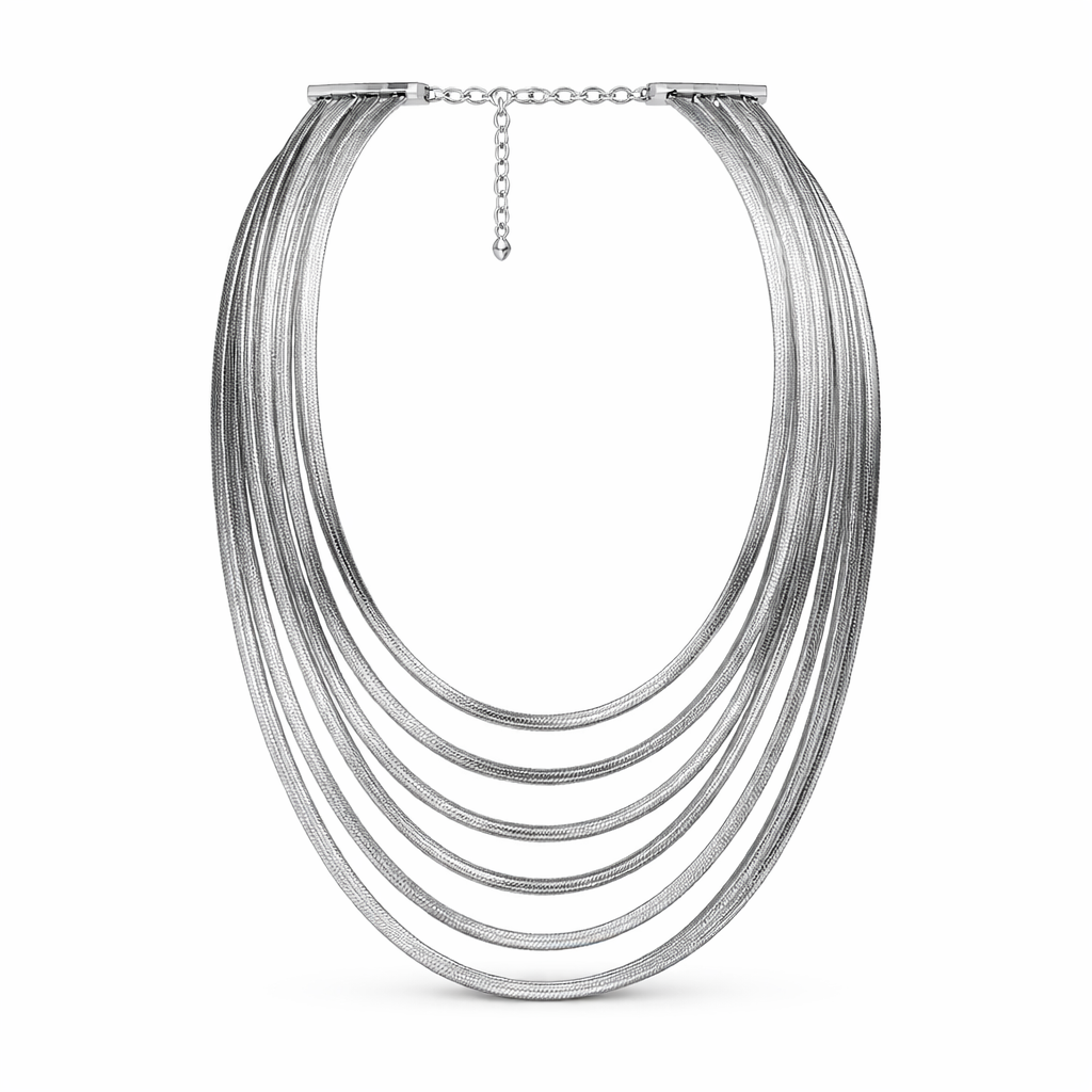 Collana multifilo snake