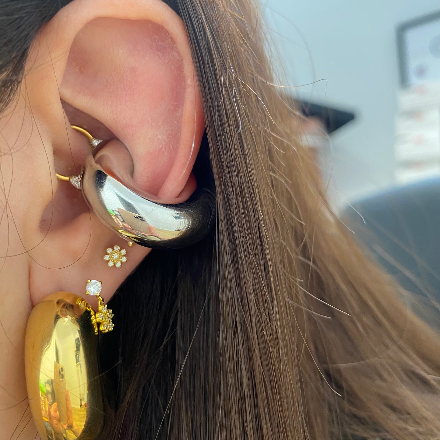 Ear cuff chunky