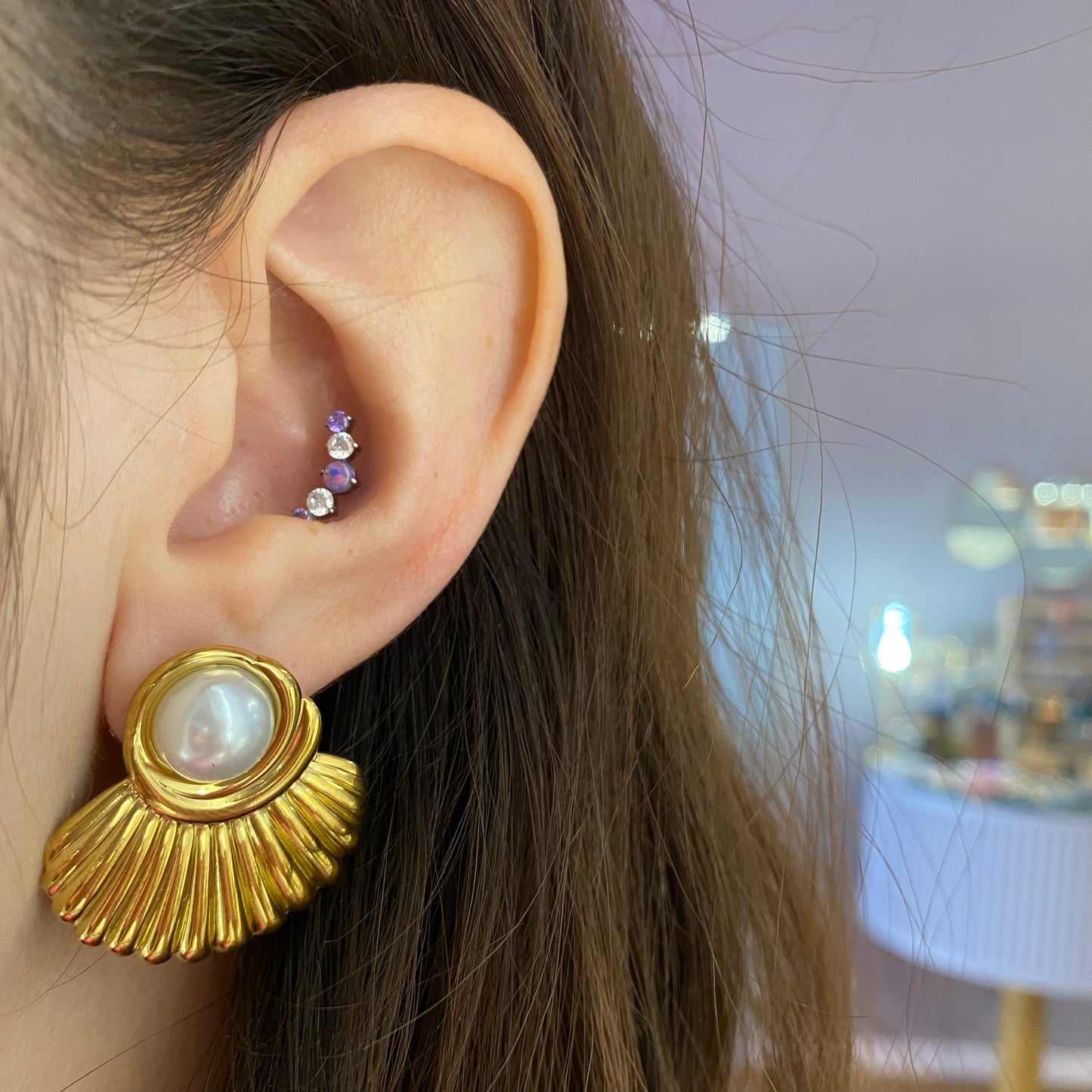 Orecchini shell