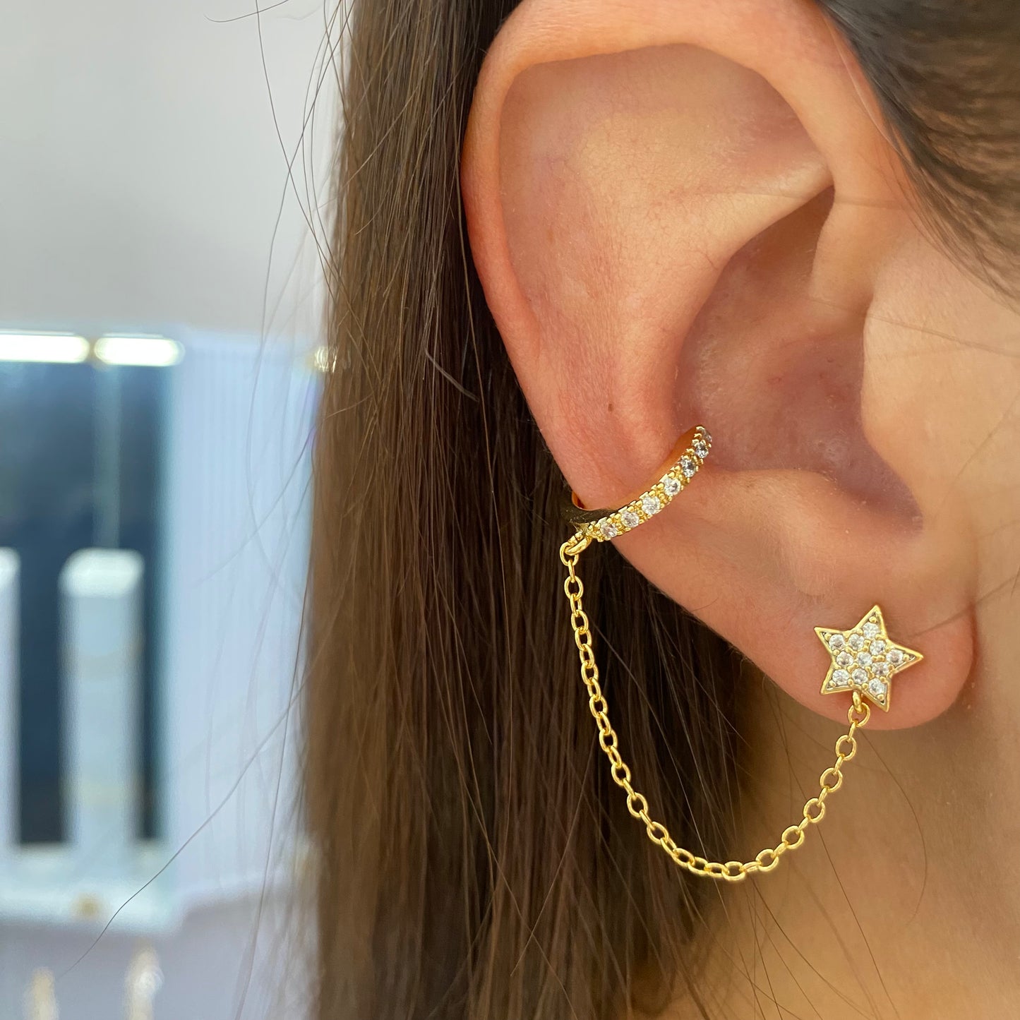 Stella + ear cuff