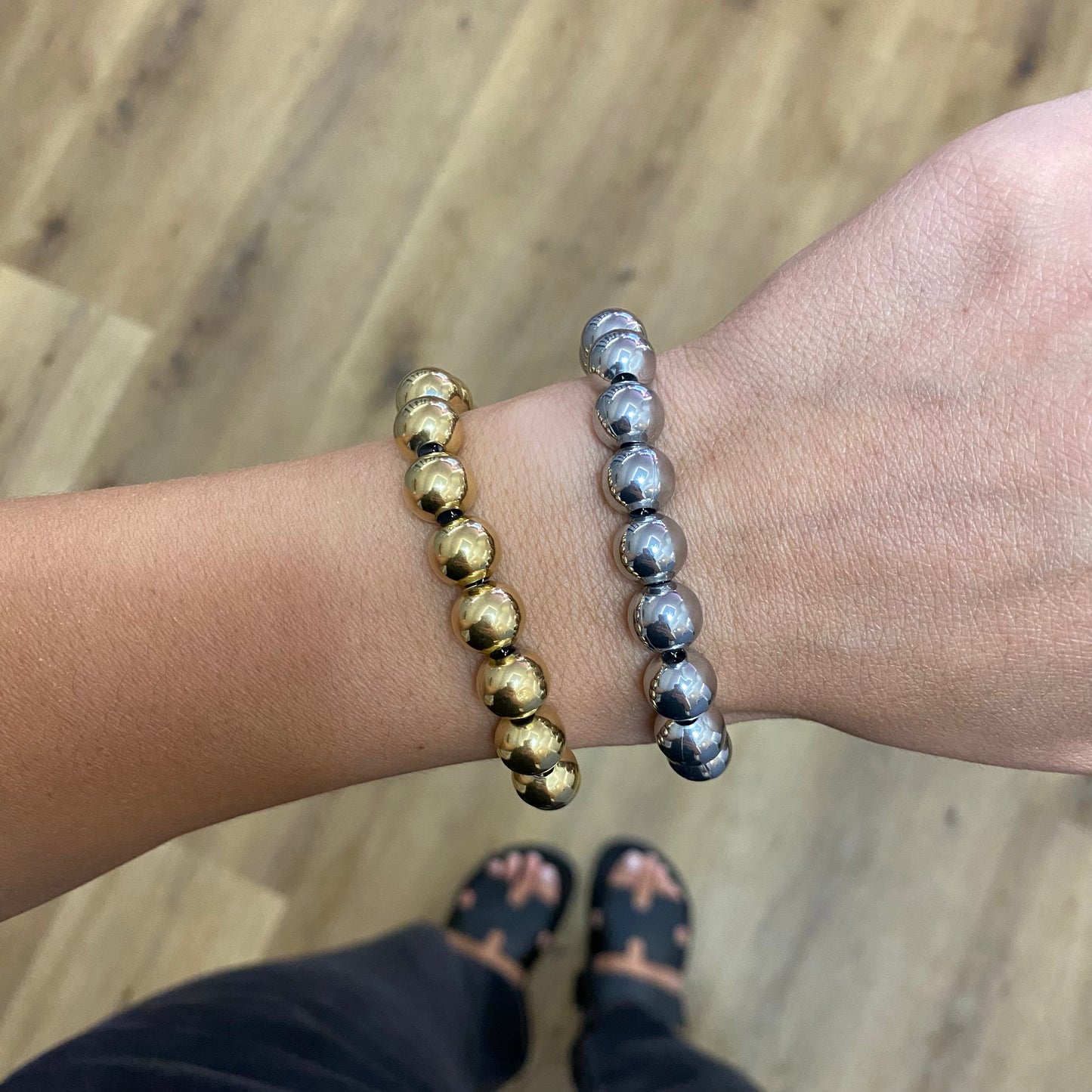 Bracciale sfere & cuore