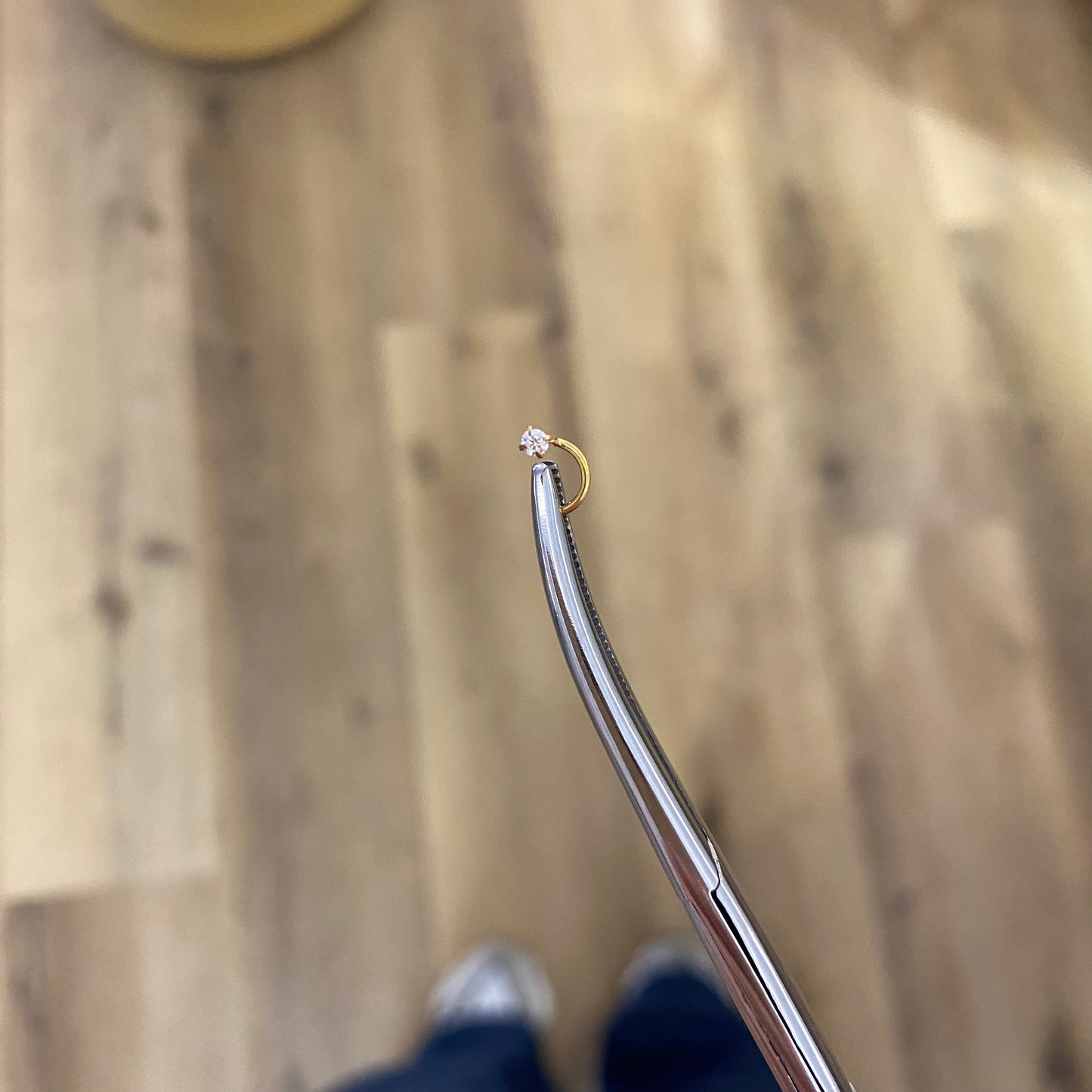 Piercing Naso Cristallo in titanio
