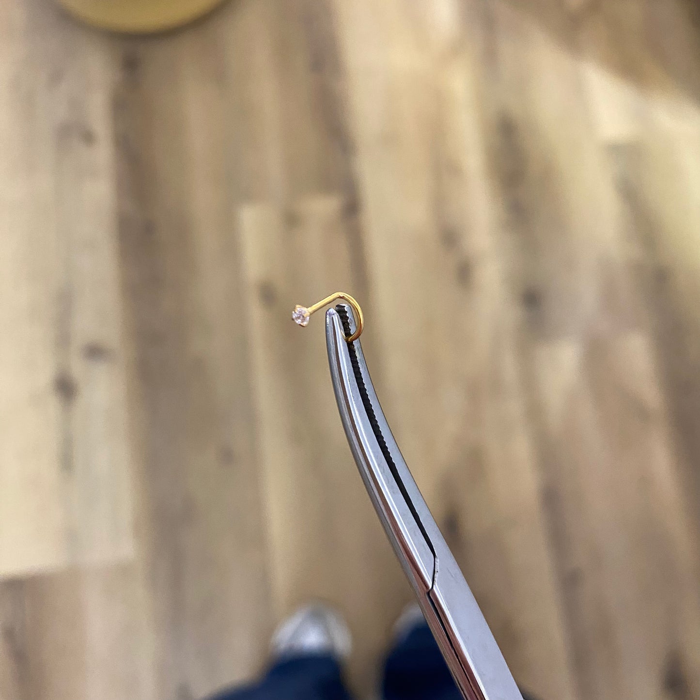Piercing Naso Cristallo in titanio
