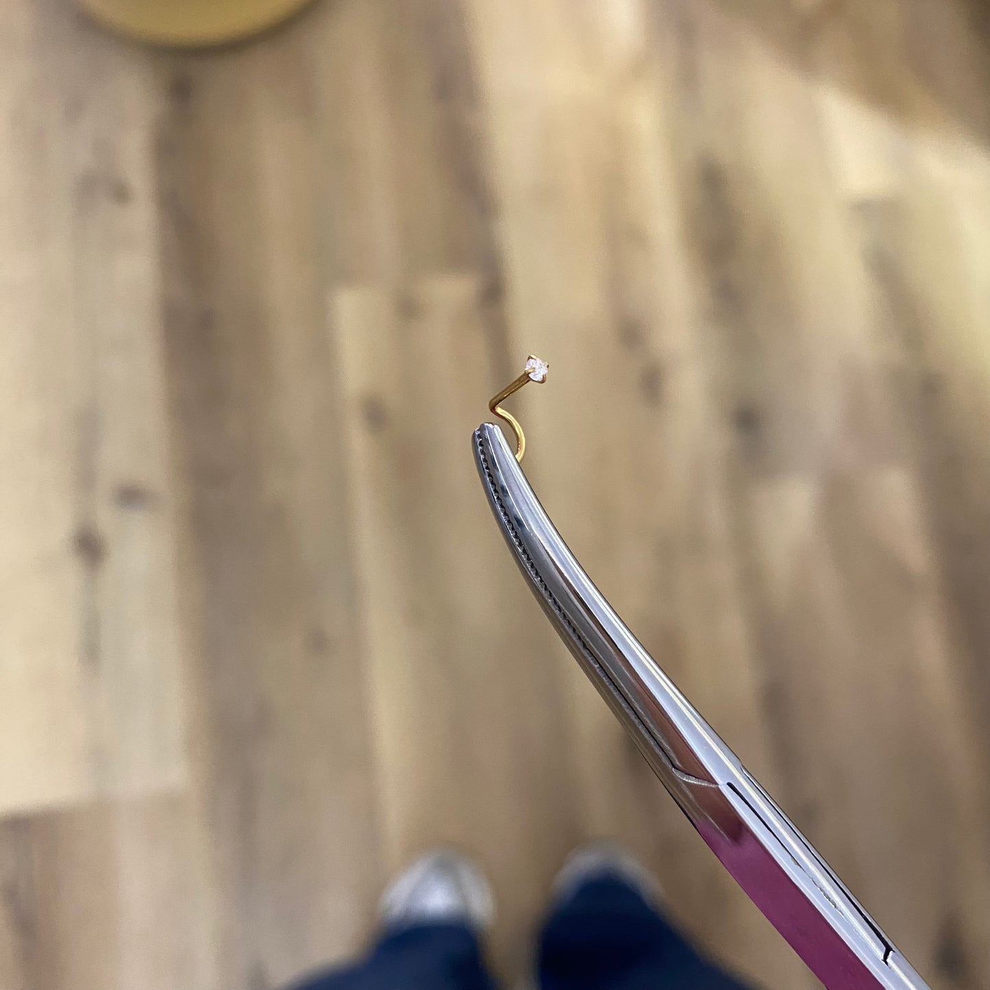 Piercing Naso Cristallo in titanio