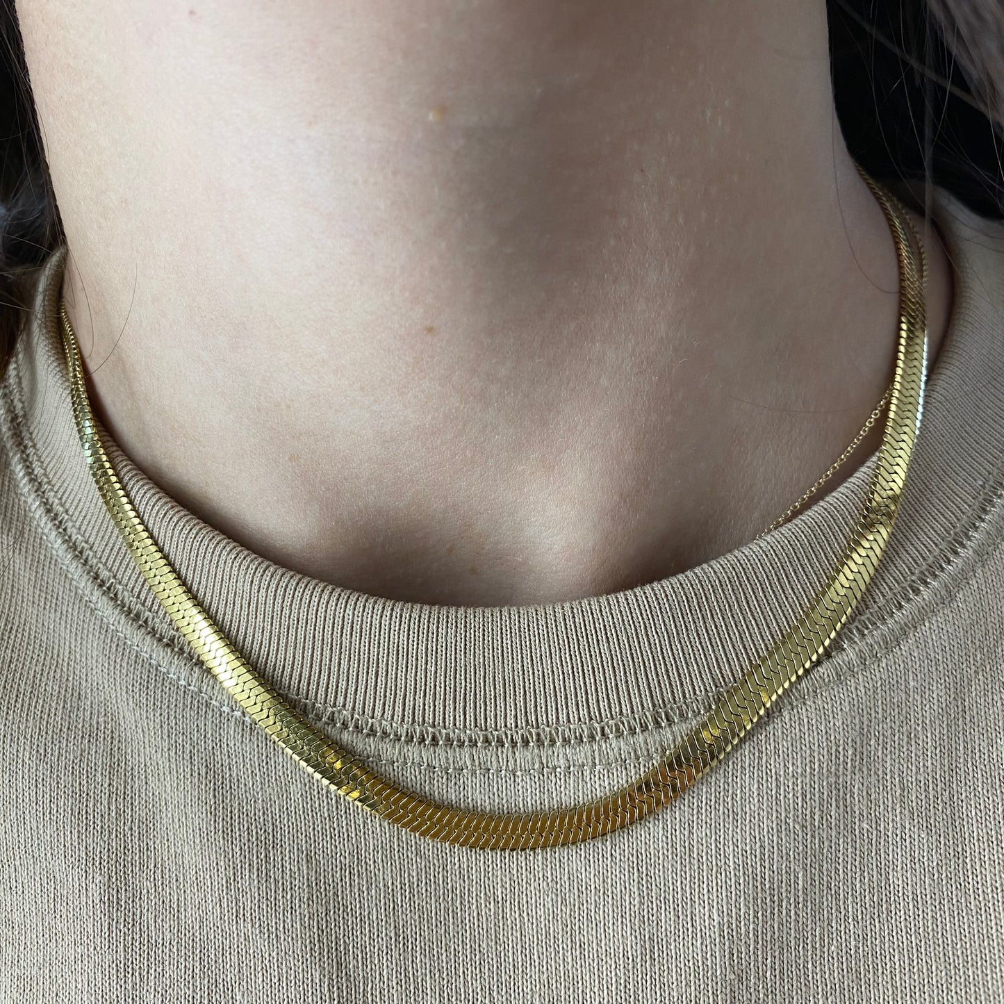 Collana snake acciaio