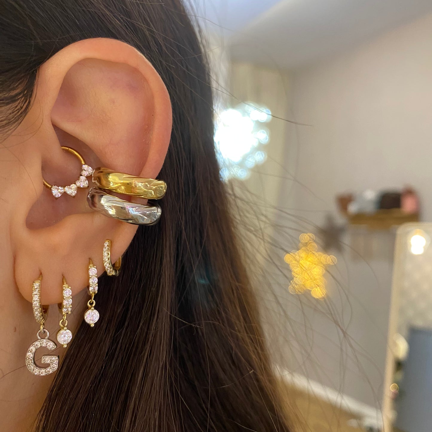Ear cuff mini torchon