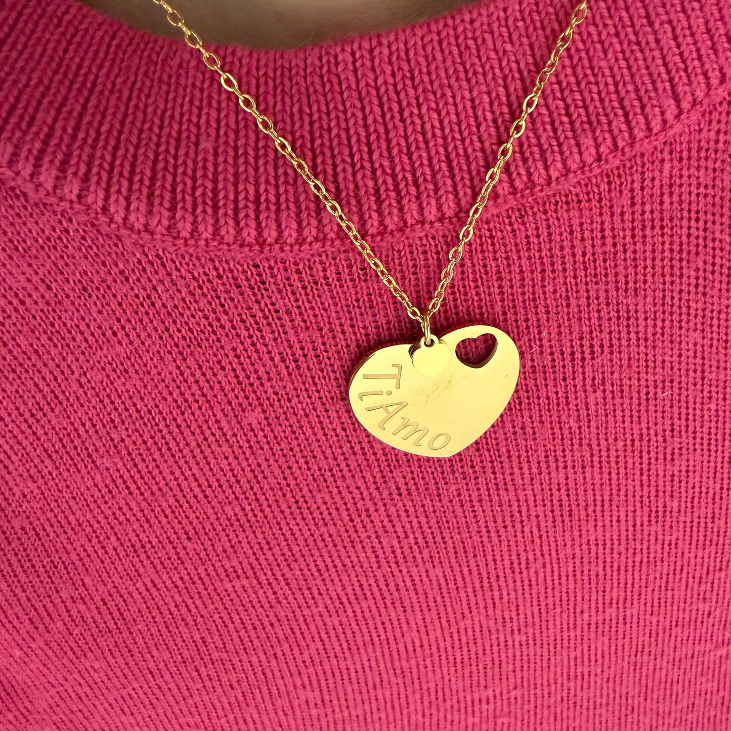 Collana cuore Ti amo