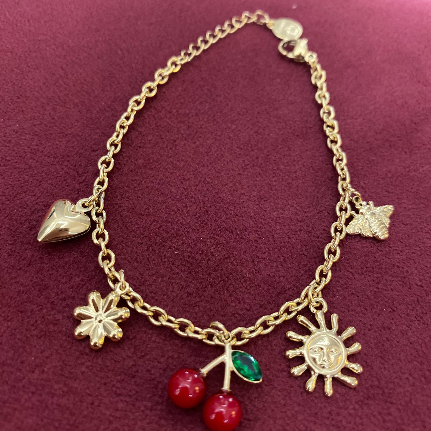 Bracciale charms cherry