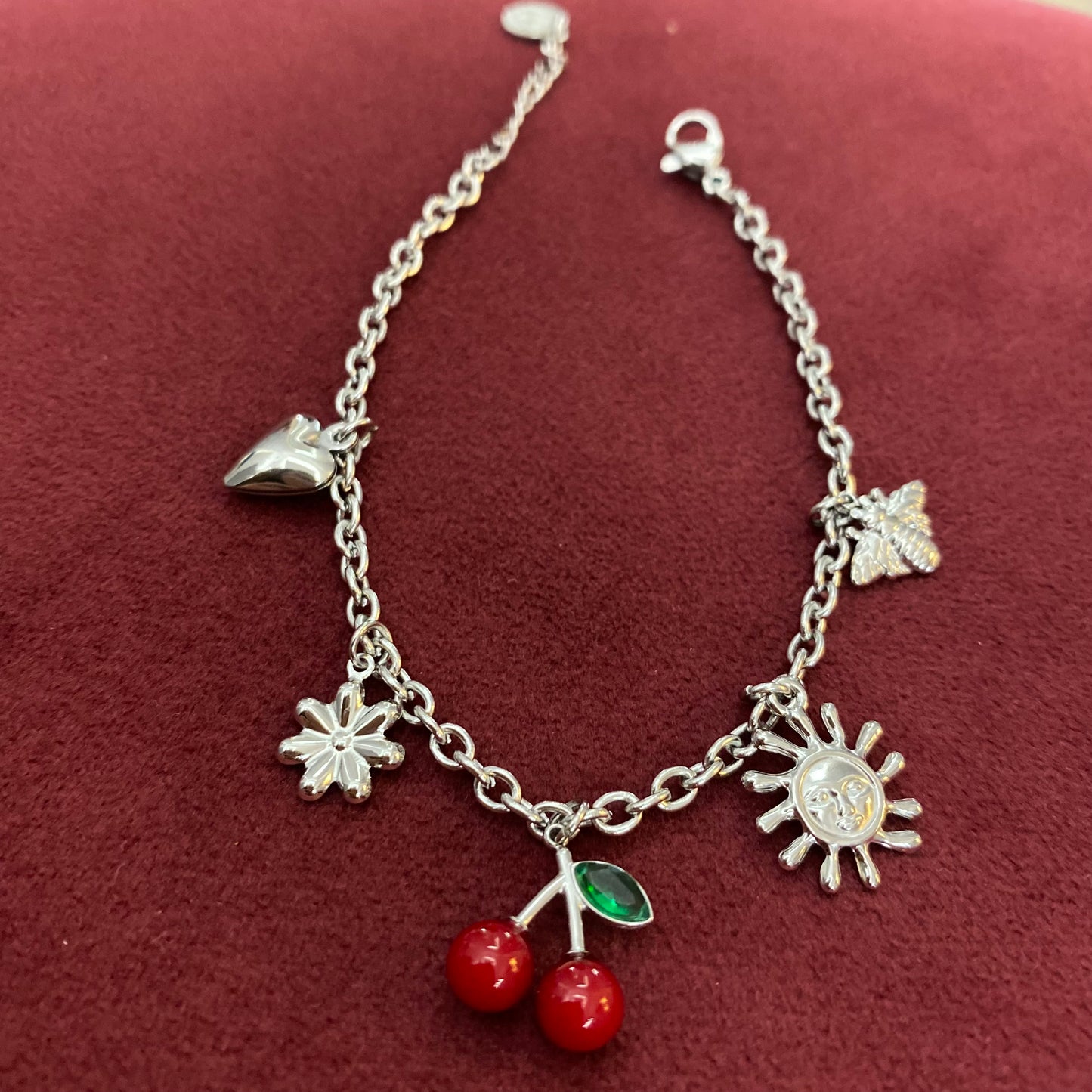 Bracciale charms cherry