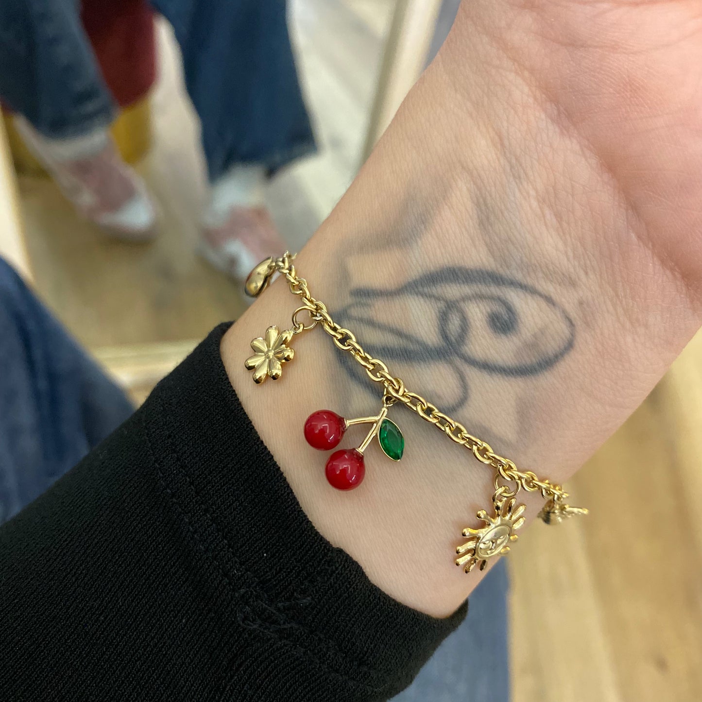 Bracciale charms cherry