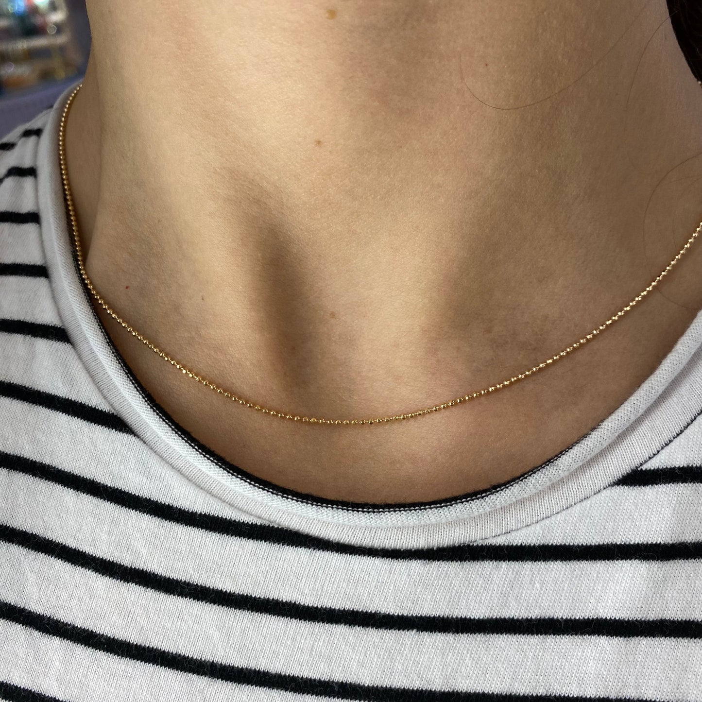 Collana diamantata acciaio