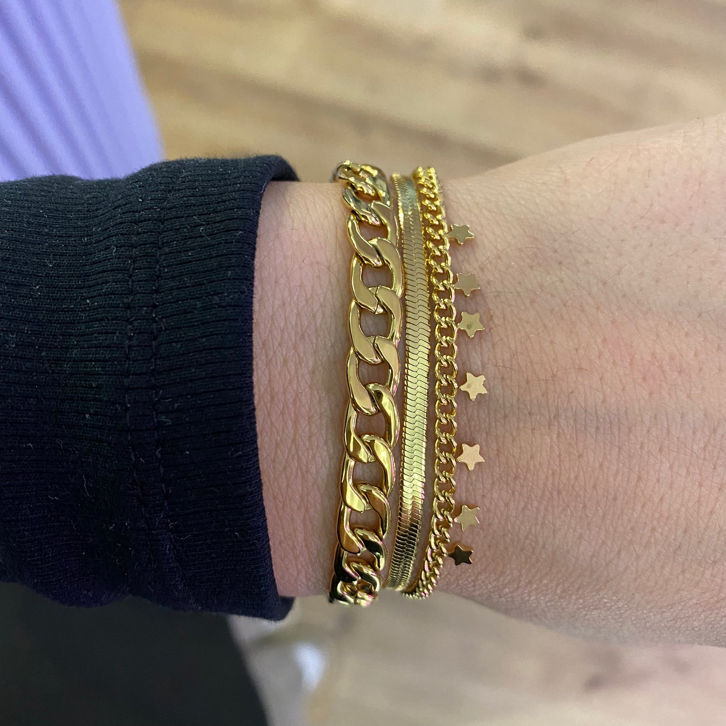 Bracciale tris grumetta