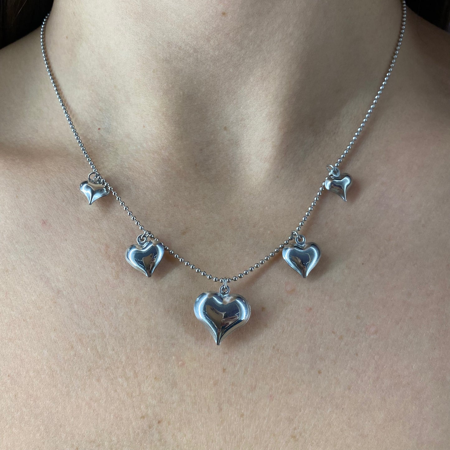 Collana space cuori bomby