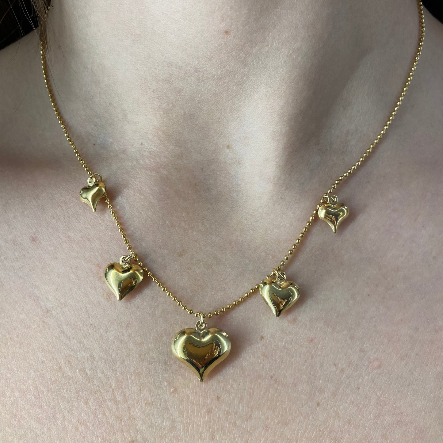 Collana space cuori bomby