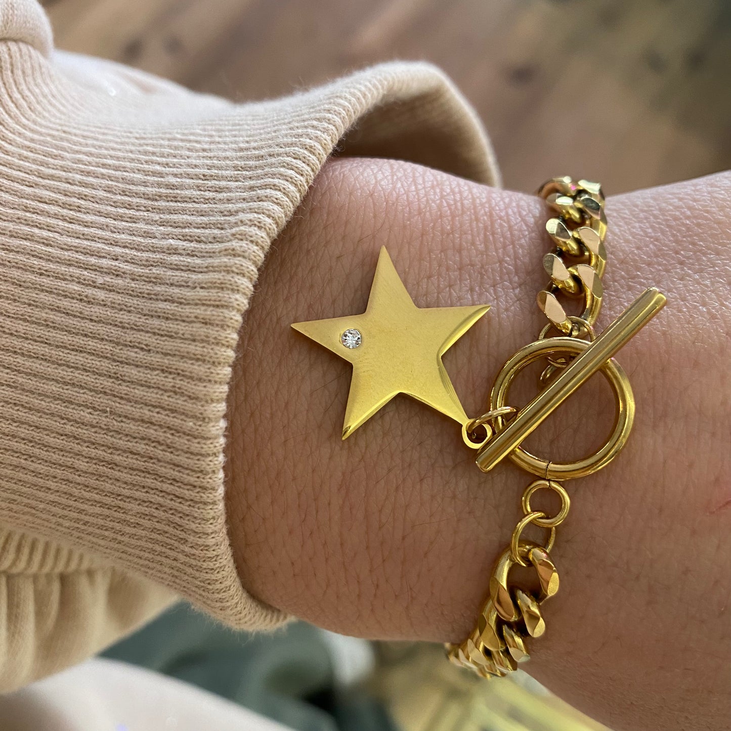 Bracciale grumetta stella