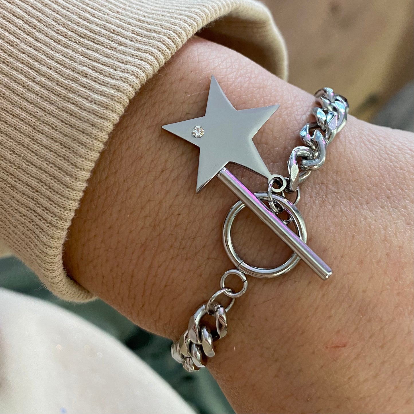 Bracciale grumetta stella