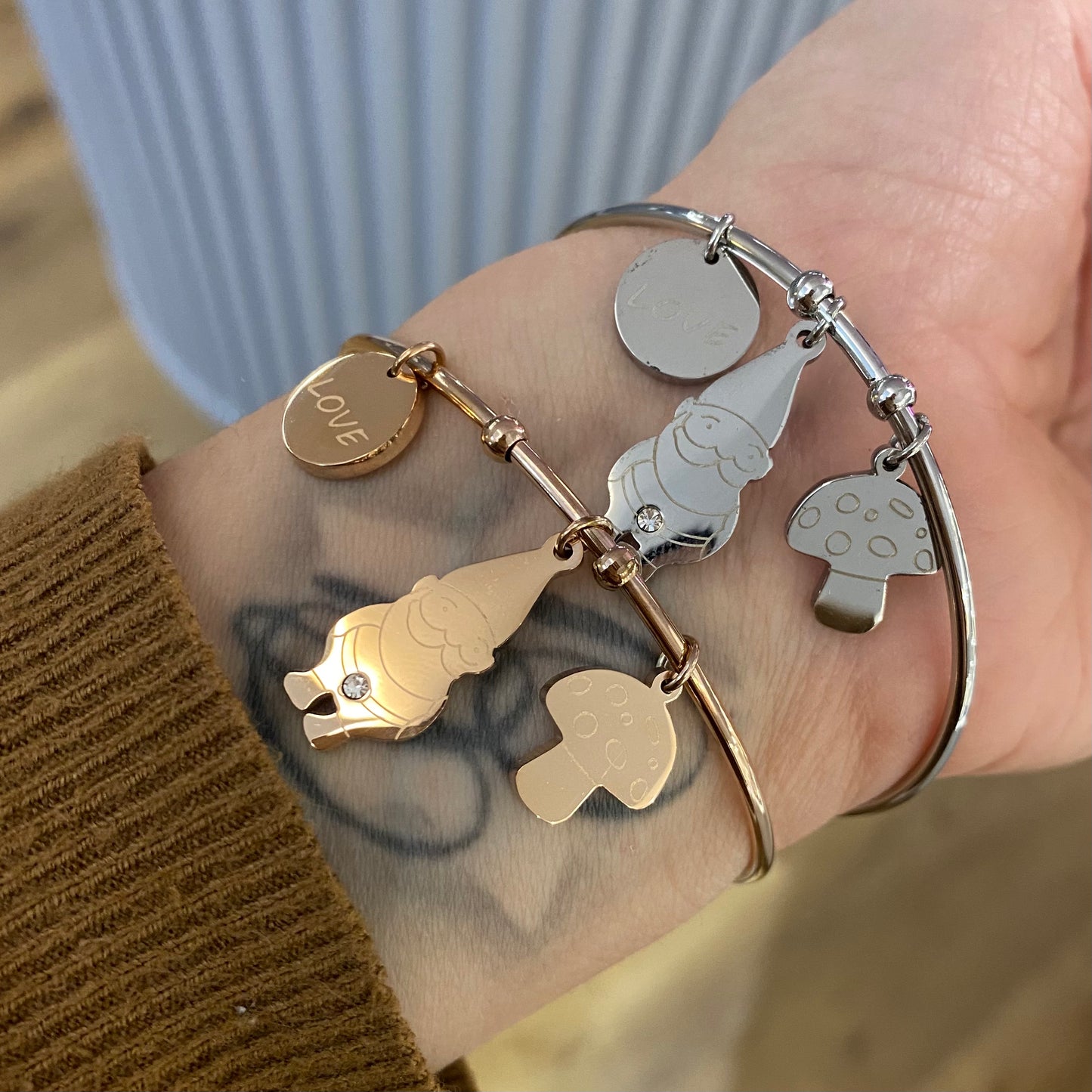 Bracciale gnomo portafortuna