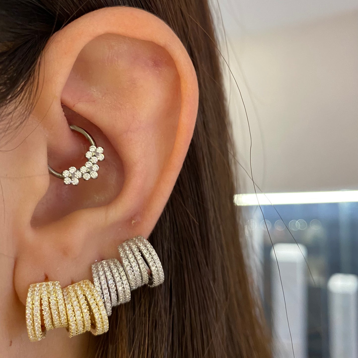 Cerchietti 5 file luxury