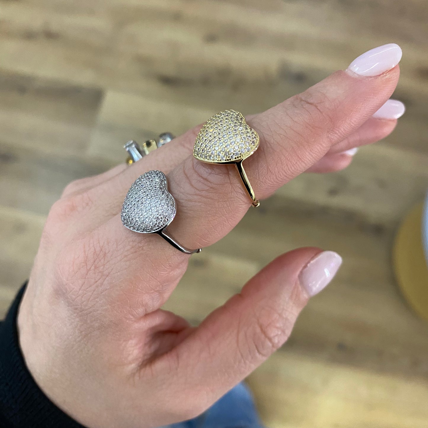 Anello cuore slim