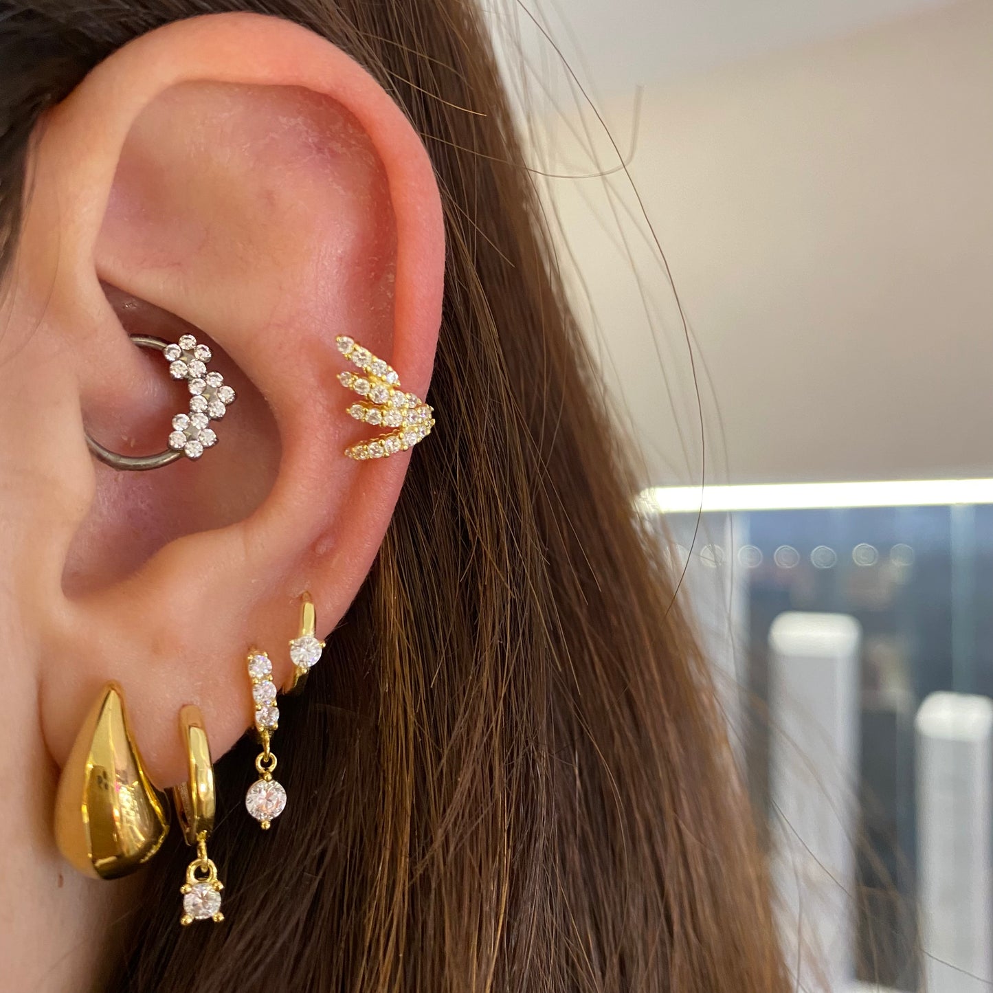 Ear cuff foglioline luxury