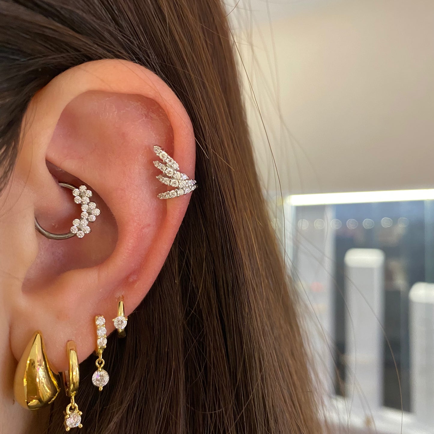 Ear cuff foglioline luxury