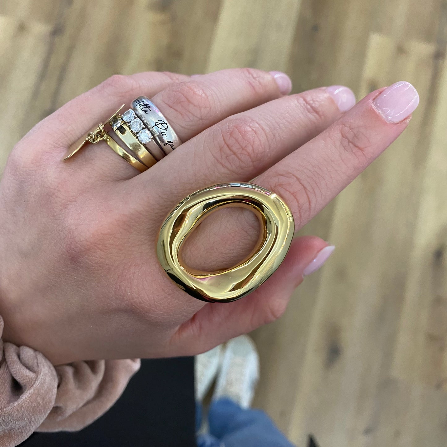 Anello ovale jumbo