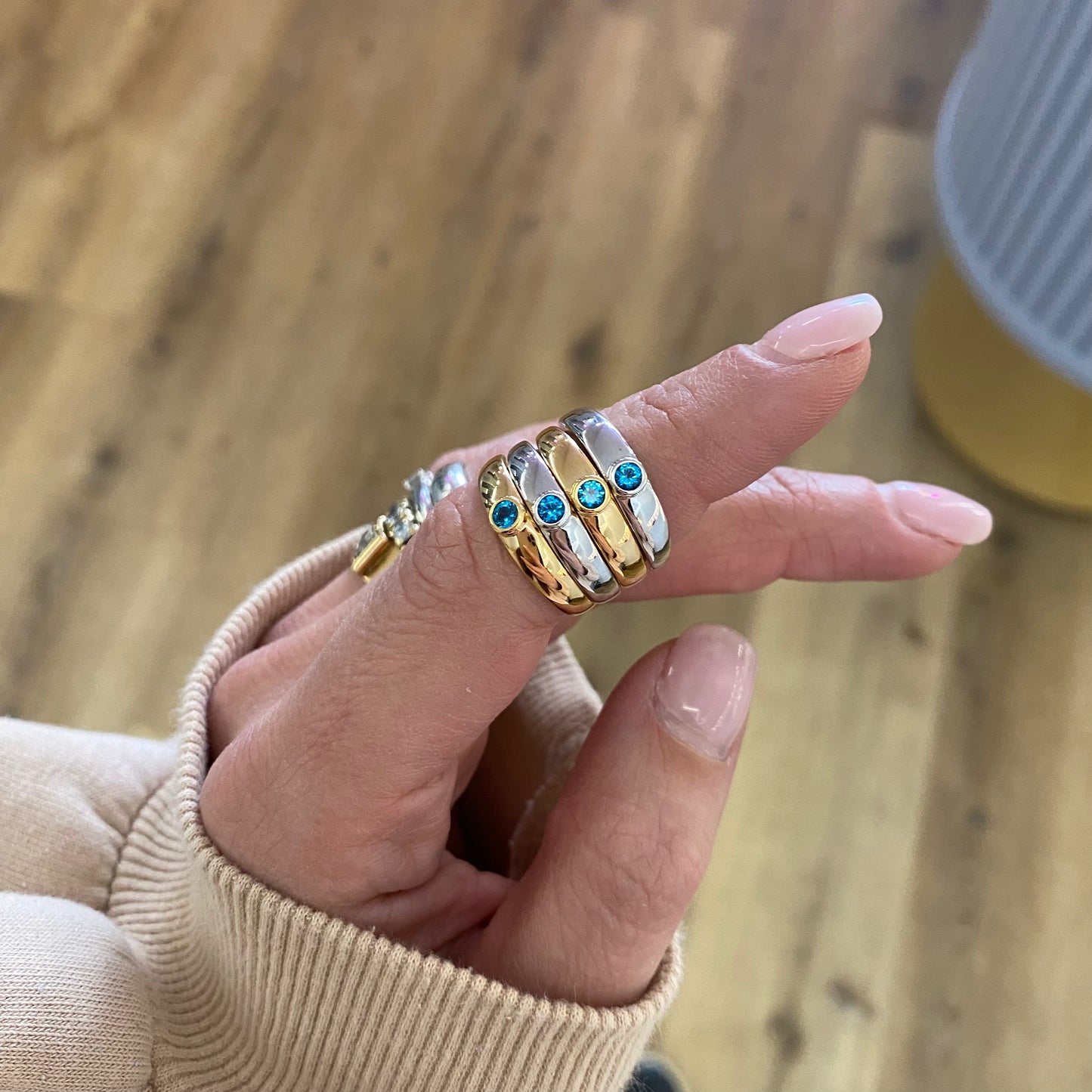 Anello vintage paraiba