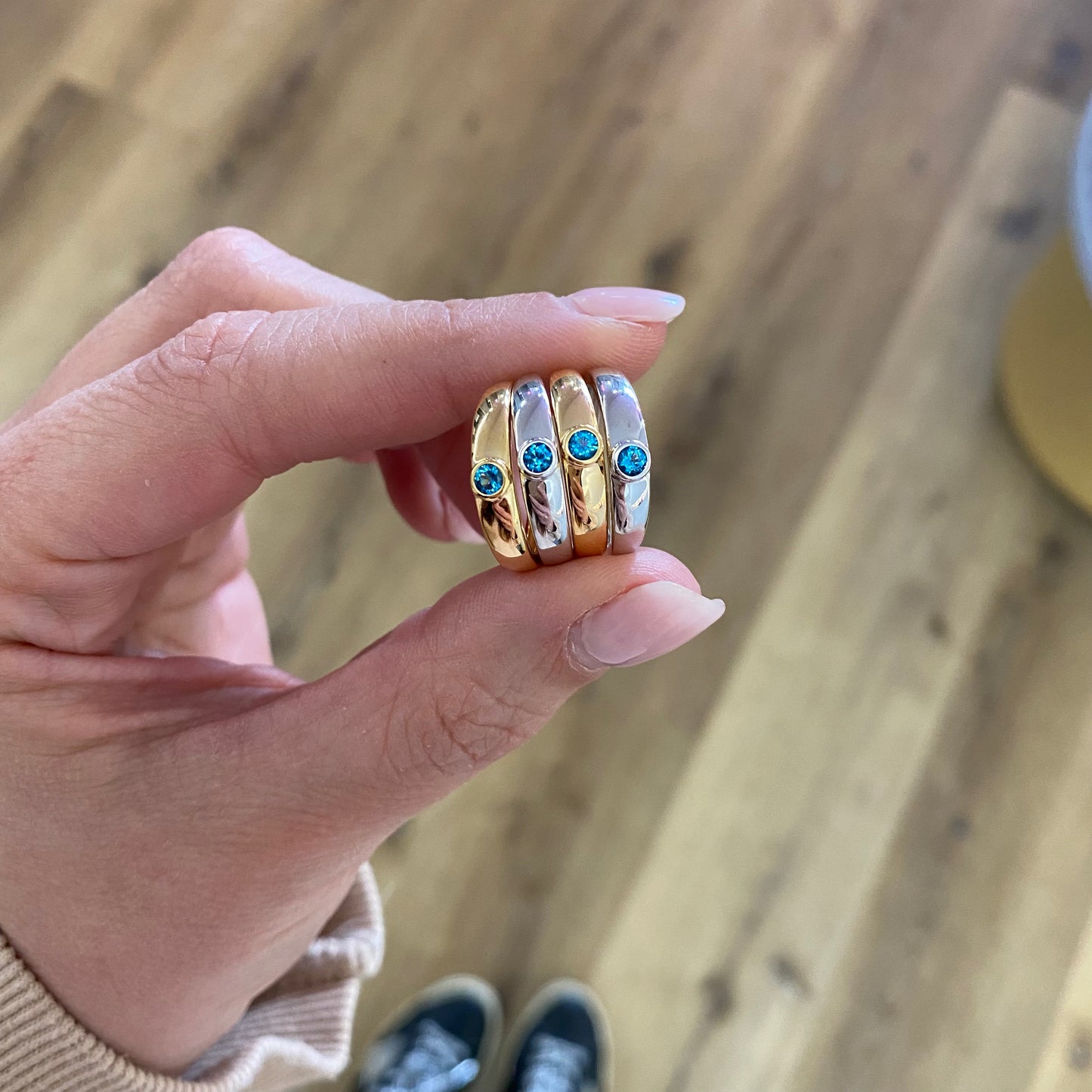 Anello vintage paraiba