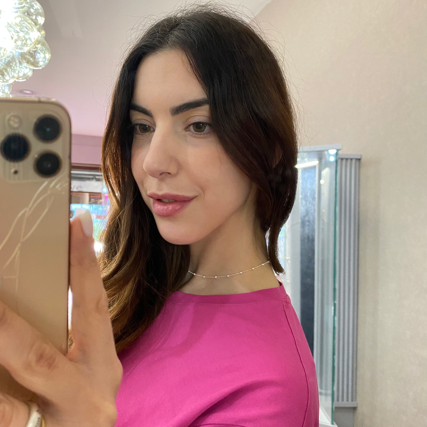 Chocker rosario diamantato
