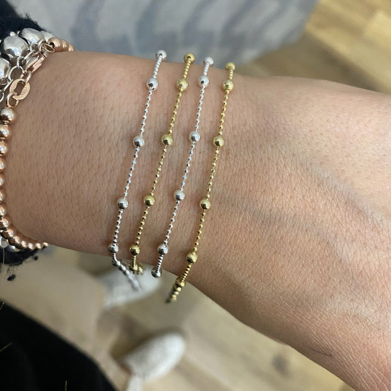 Bracciale rosario diamantato