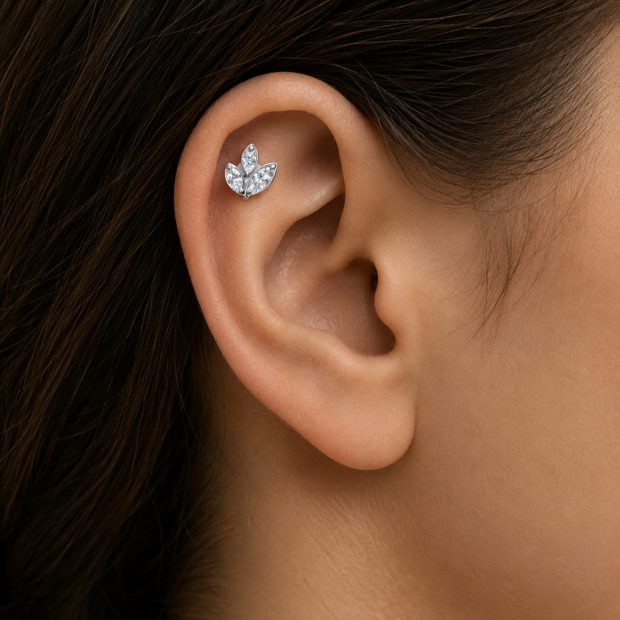 Piercing foglie big