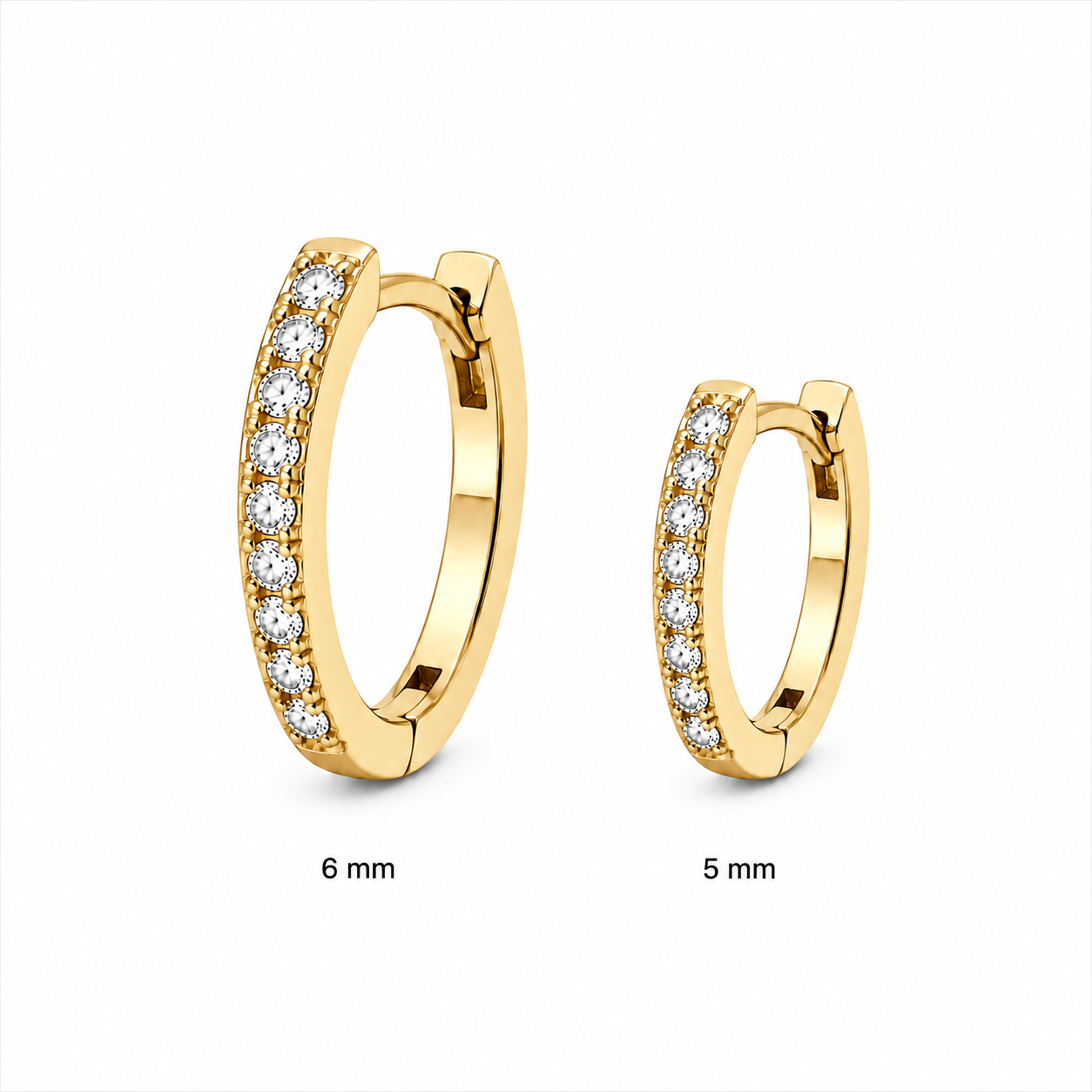 New cerchietti zirconati gold
