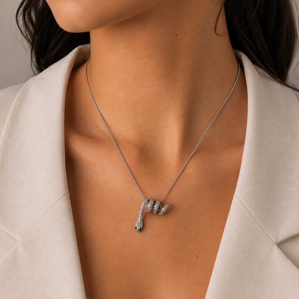 Ciondolo luxury snake