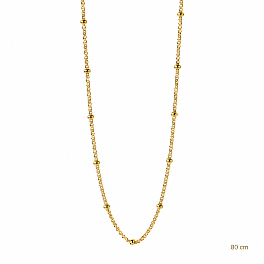 Collana rosario grumetta 80 cm