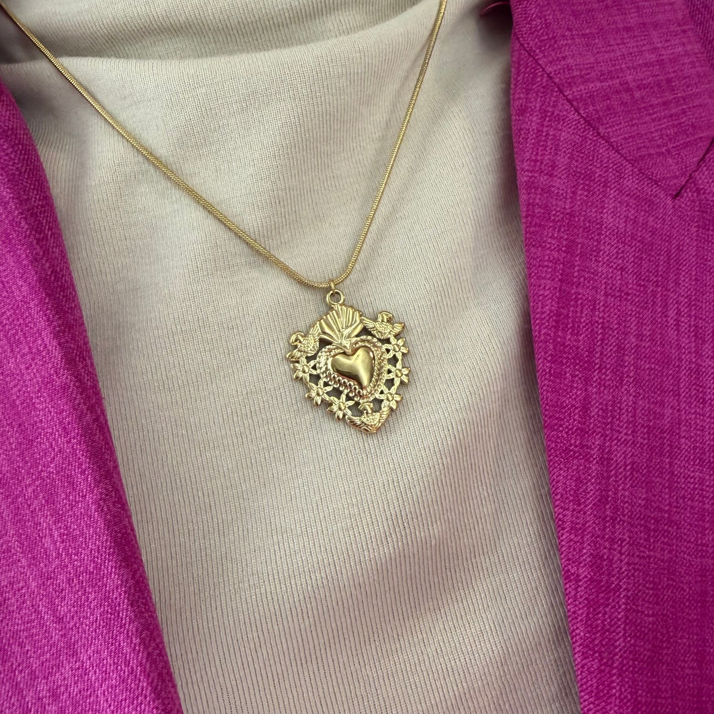 Collana sacro cuore
