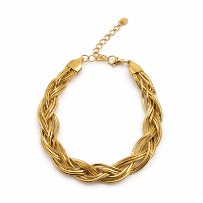 Bracciale treccia snake
