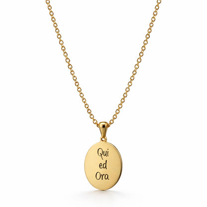 Collana ovale personalizzata