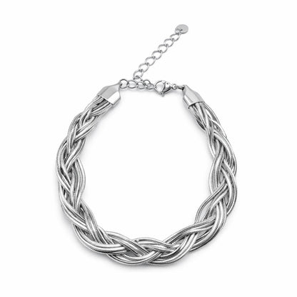 Bracciale treccia snake