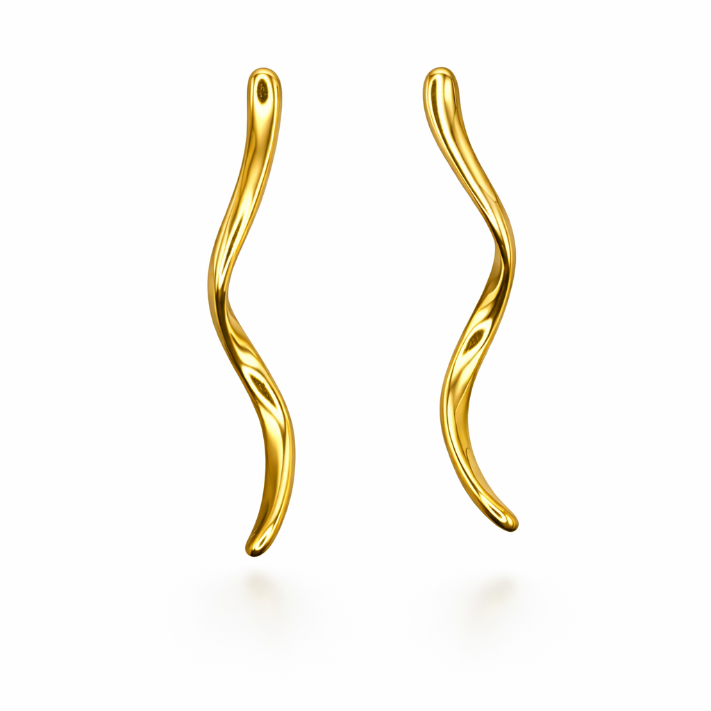 Orecchini slim spirale