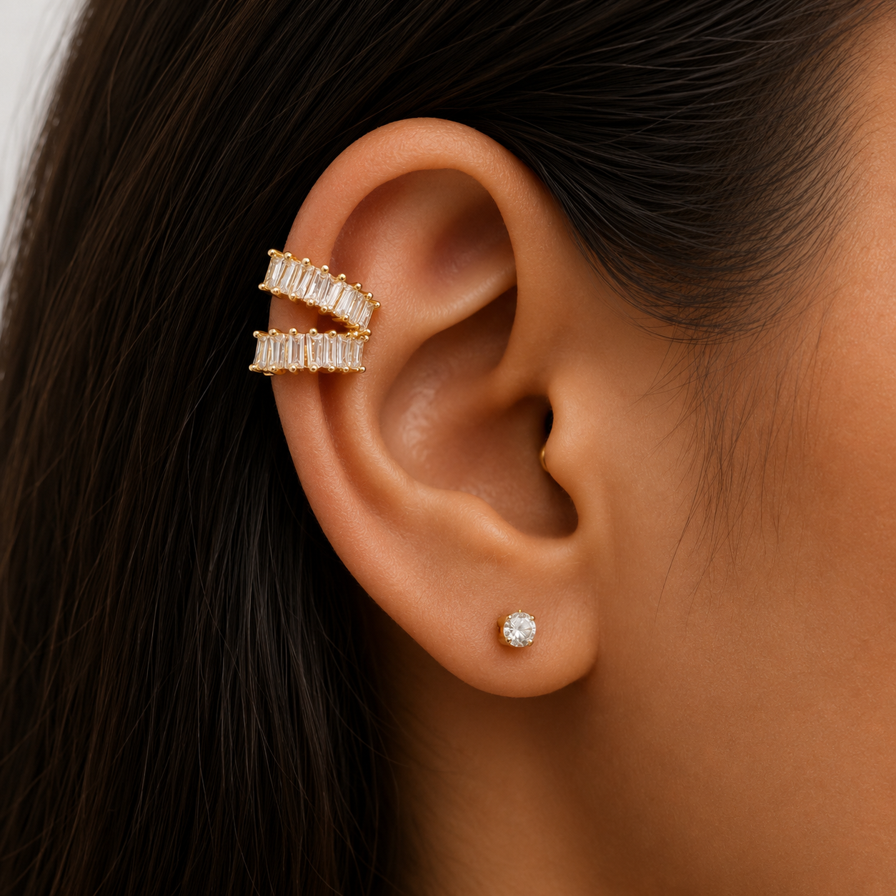 Ear cuff baguette