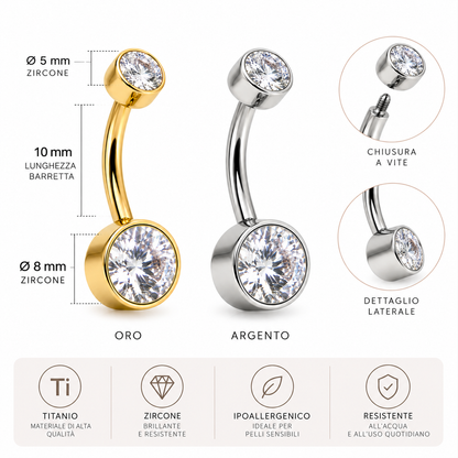 Piercing ombelico big
