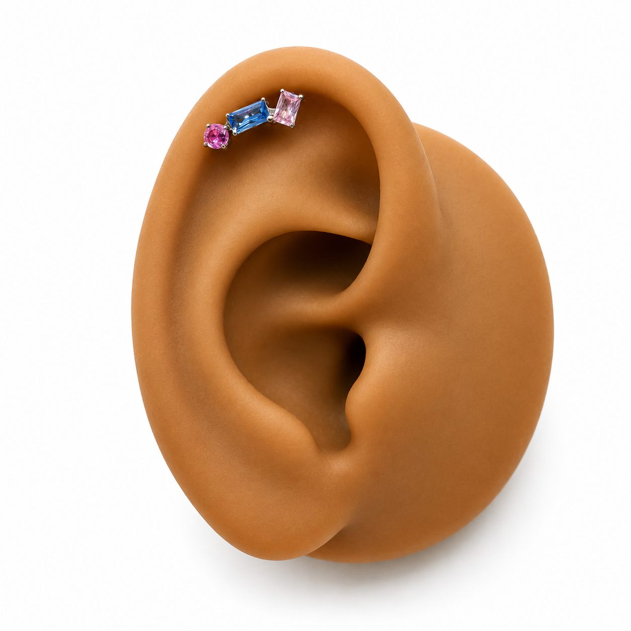 Piercing tris color