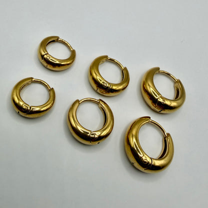 Cerchietti bombati gold