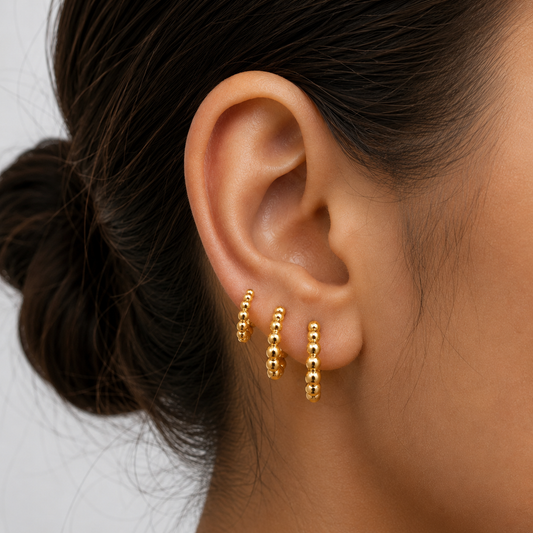 Cerchi pallini gold