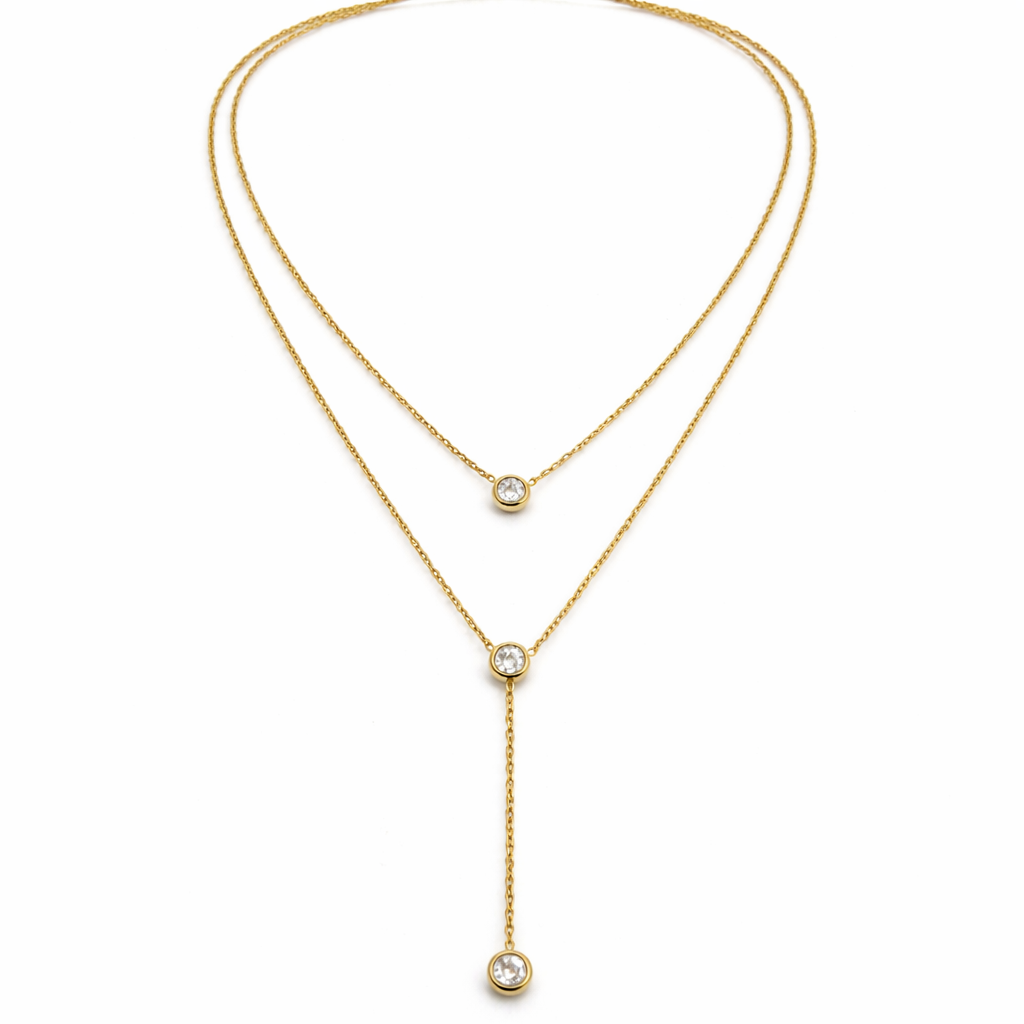 Collana tre punti luce