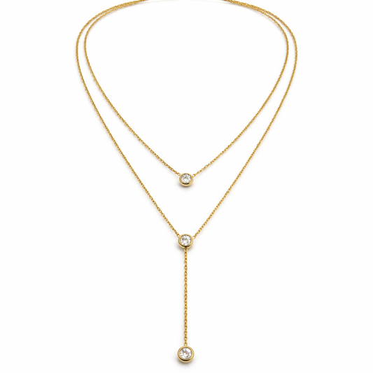 Collana tre punti luce